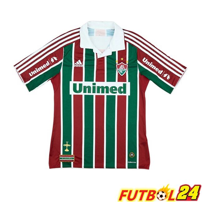 Camisetas De Futbol Fluminense Retro Primera Rojo Verde 2010-2011