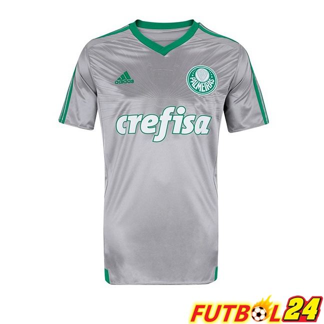 Camisetas De Futbol Palmeiras Retro Tercera Gris 2015-2016