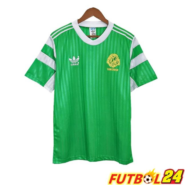 Camisetas De Futbol Camerún Retro Primera Verde 1990
