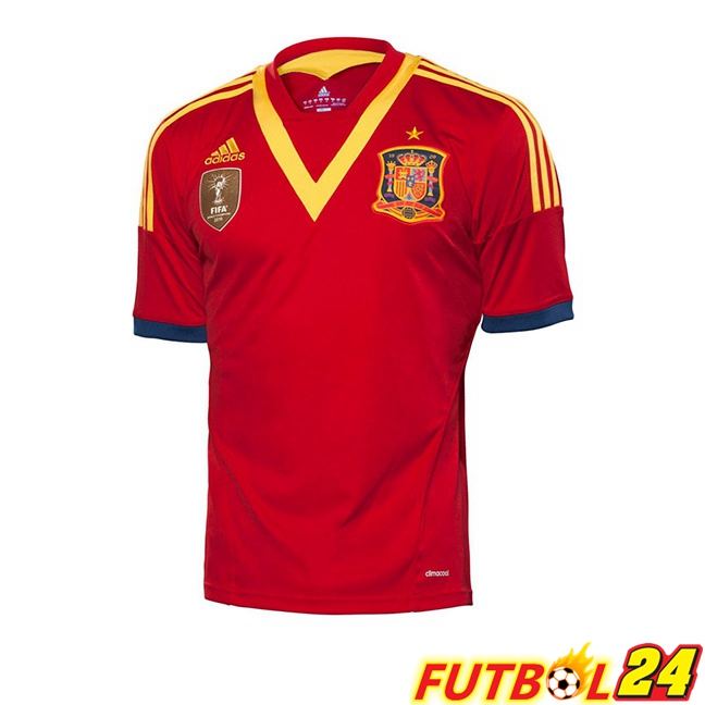 Camisetas De Futbol España Retro Primera Rojo 2013