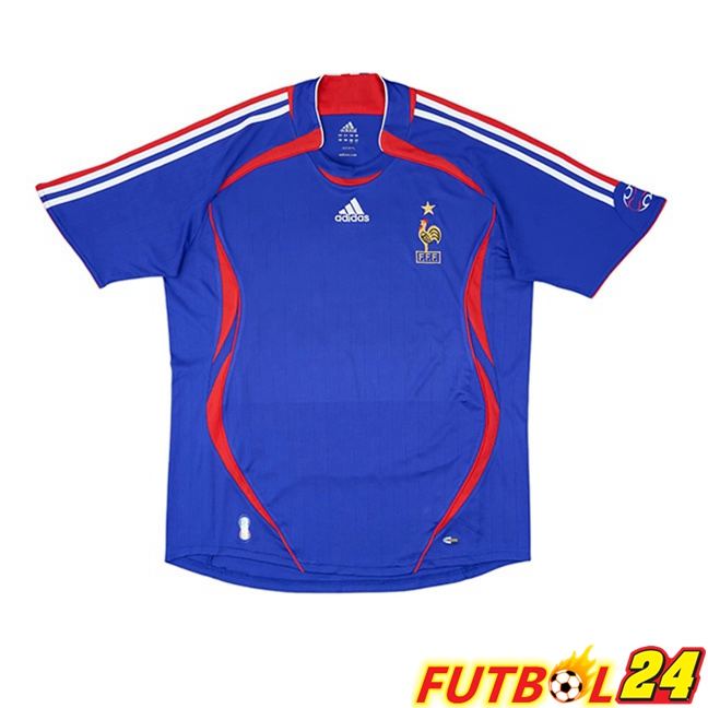 Camisetas De Futbol Francia Retro Primera Azul 2006