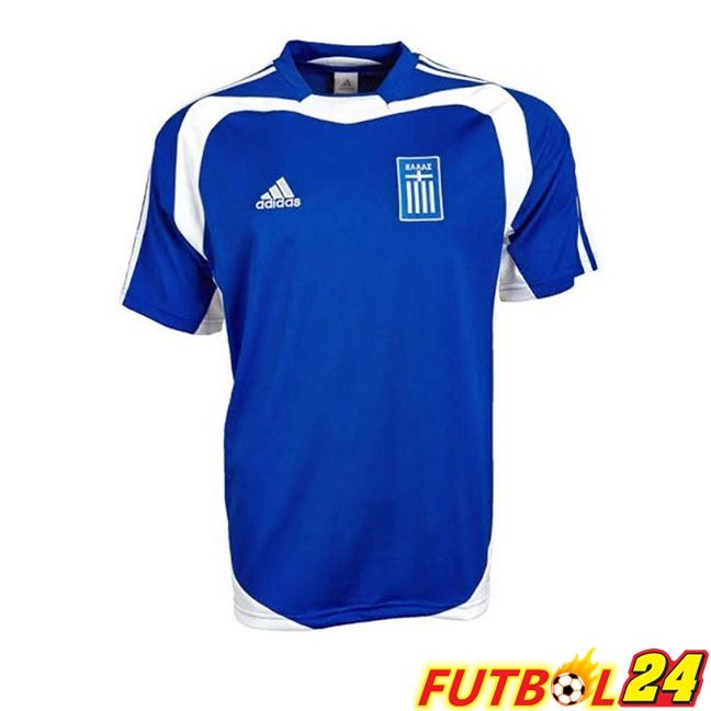 Camisetas De Futbol Grecia Retro Primera Azul 2004