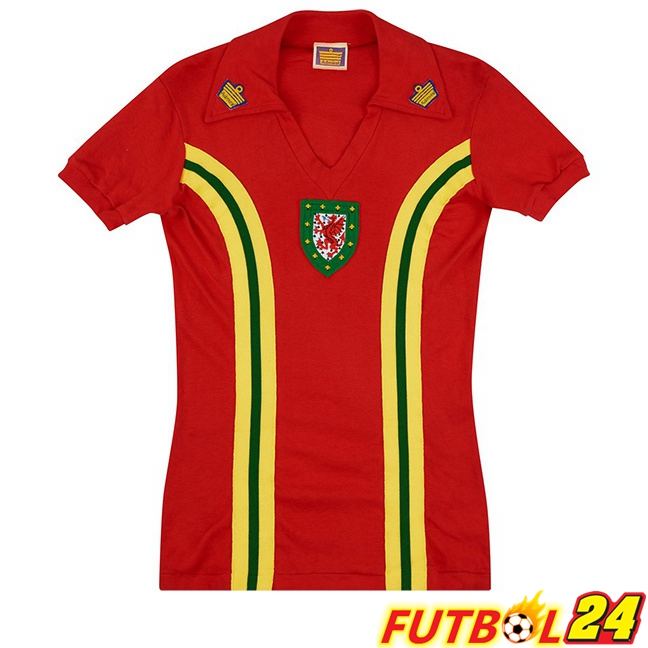 Camisetas De Futbol Gales Retro Primera Rojo 1976-1979