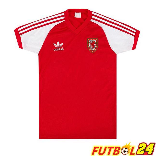 Camisetas De Futbol Gales Retro Primera Rojo 1980-1982