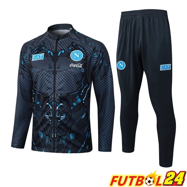 Chandal Equipos De Futbol - Chaqueta SSC Napoli Gris 2025/2026