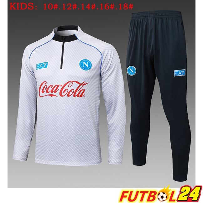 Chandal Equipos De Futbol SSC Napoli Ninos Blanco 2025/2026