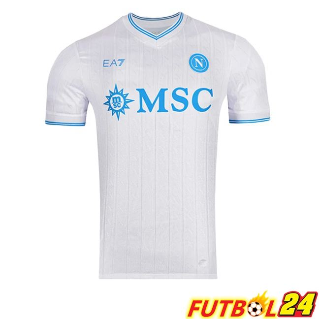 Camisetas De Futbol SSC Napoli EURO Segunda Blanco 2025/2026