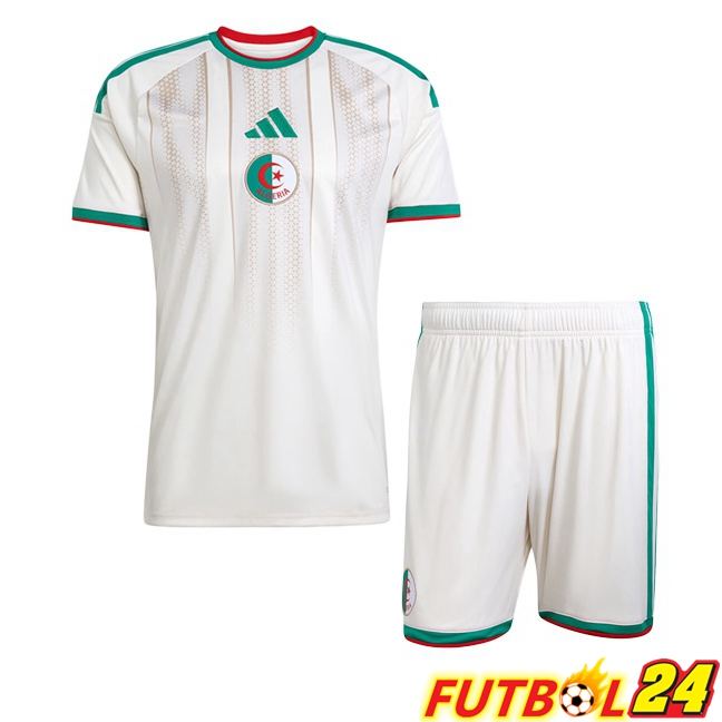 Camisetas De Futbol De Argelia Ninos Primera Blanco 2026/2027