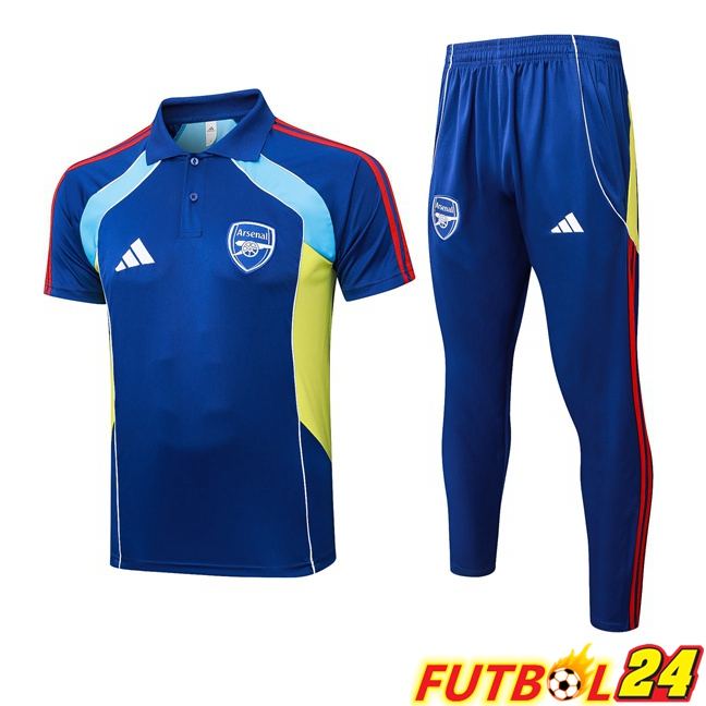 Camiseta Polo Arsenal + Pantalones Azul 2025/2026