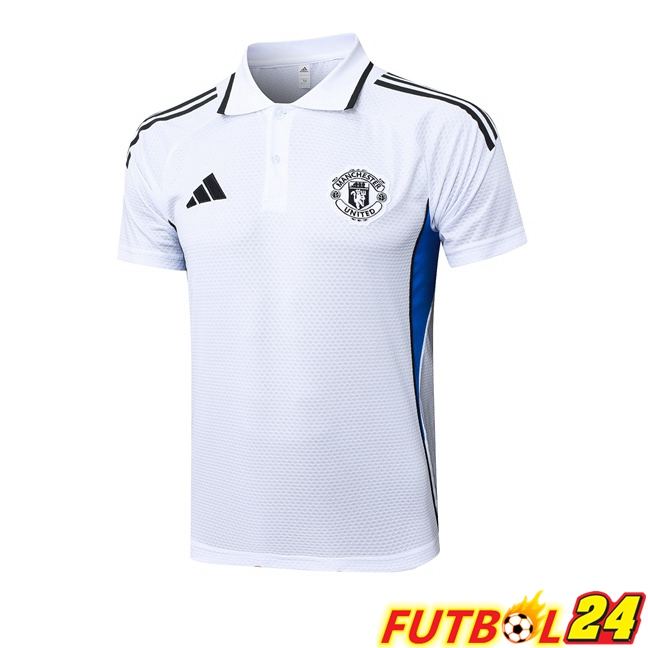 Camiseta Polo Manchester United Blanco 2025/2026