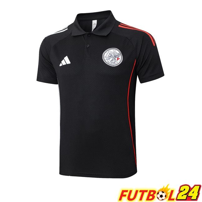Camiseta Polo AFC Ajax Negro 2025/2026