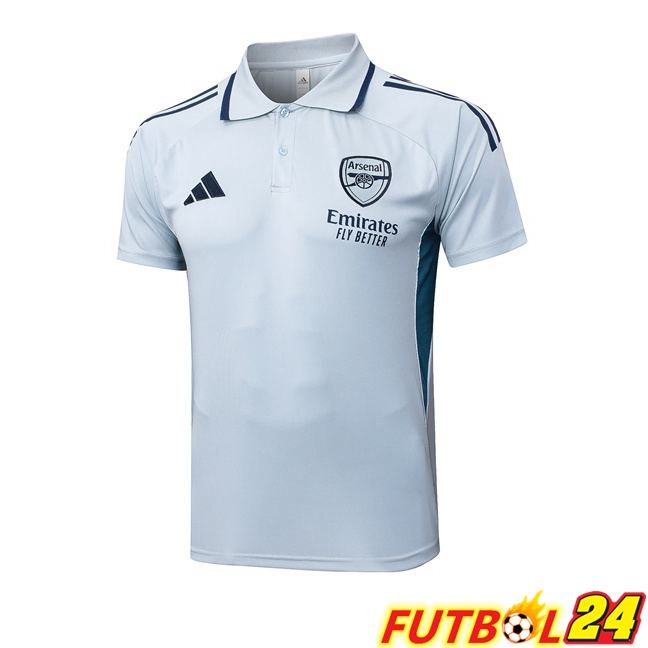 Camiseta Polo Arsenal Gris 2025/2026