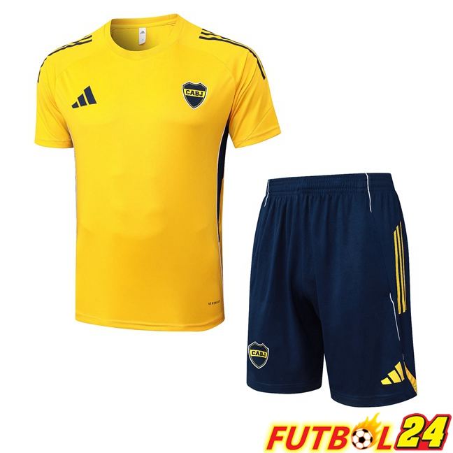Camiseta Entrenamiento Boca Juniors + Cortos Amarillo 2025/2026