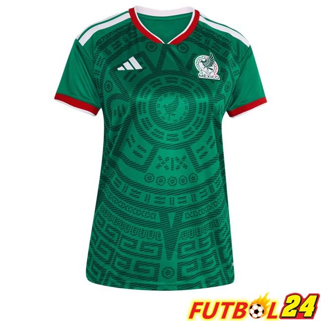 Camisetas De Futbol De México Mujer Primera Verde 2026/2027