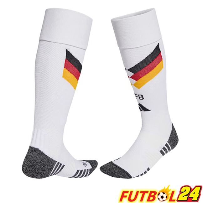 Calcetines De Futbol Alemania Primera Blanco 2026/2027