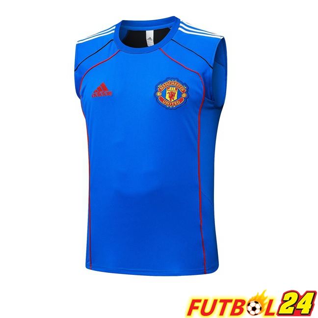 Chalecos De Futbol Manchester United Azul 2025/2026