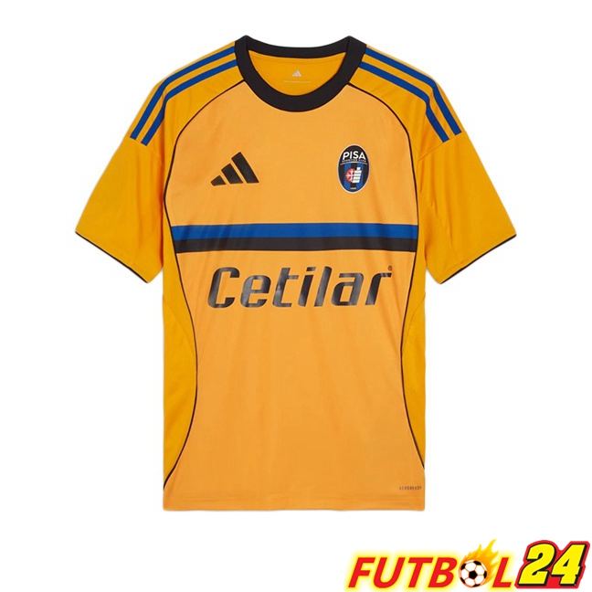 Camisetas De Futbol Pisa Sporting Club Segunda Amarillo 2025/2026