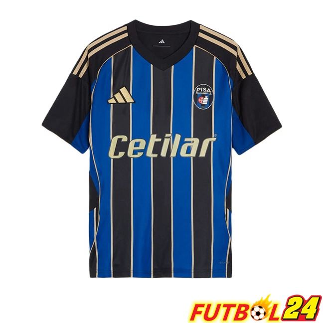 Camisetas De Futbol Pisa Sporting Club Primera Azul Negro 2025/2026