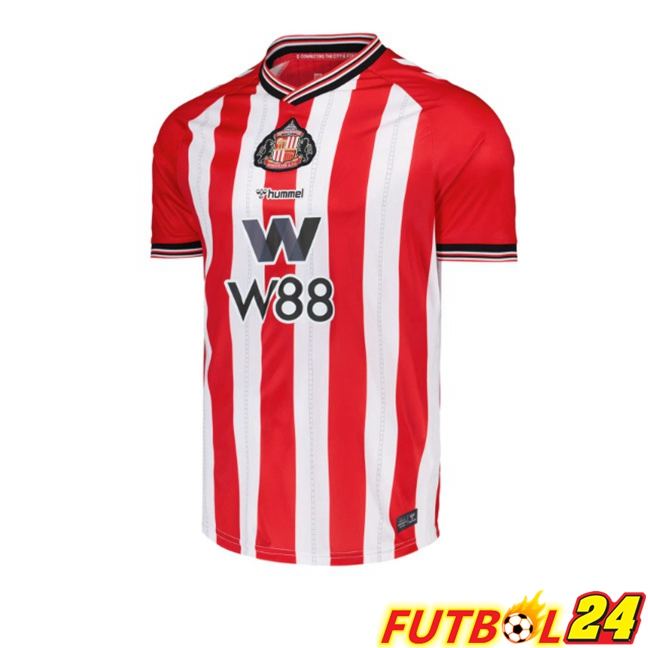 Camisetas De Futbol Sunderland AFC Primera Rojo Blanco 2025/2026