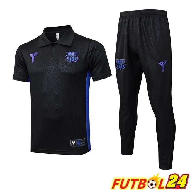 Camiseta Polo FC Barcelona + Pantalones Negro 2025/2026