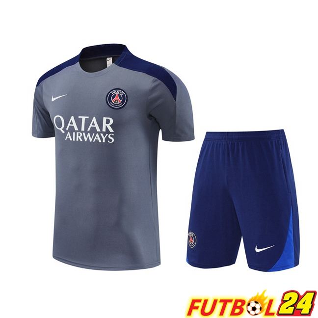 Camiseta Entrenamiento Paris PSG + Cortos Gris 2025/2026
