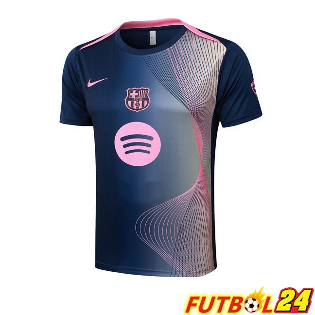 Camiseta Entrenamiento FC Barcelona Rosado Azul Real 2025/2026