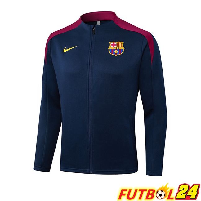 Chaquetas Futbol FC Barcelona Azul Real 2025/2026