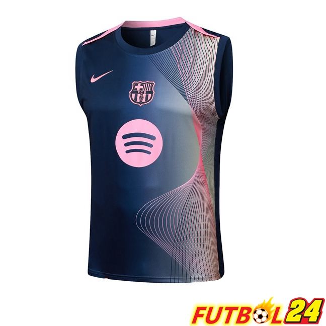 Chalecos De Futbol FC Barcelona Rosado Azul Real 2025/2026