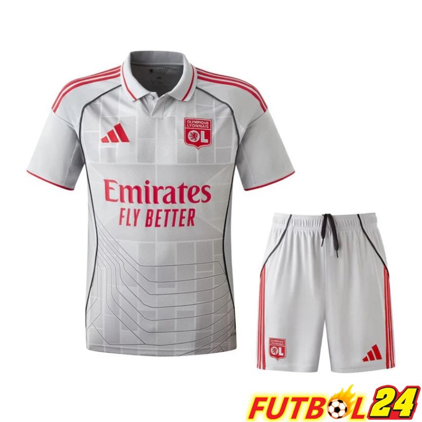 Camisetas De Futbol lyon OL Tercera + Cortos 2025/2026