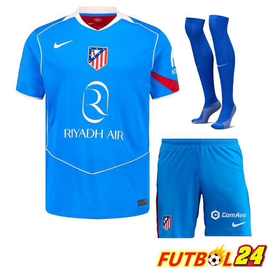 Camisetas De Futbol Atletico Madrid Tercera (Cortos + Calcetines) 2025/2026