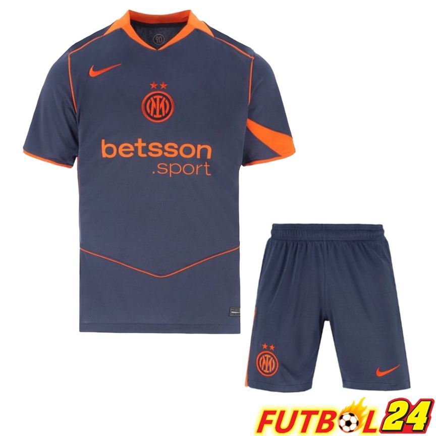 Camisetas De Futbol Inter Milan Tercera + Cortos 2025/2026