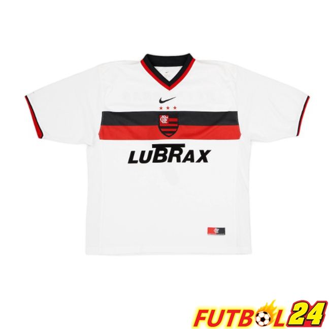 Camisetas De Futbol Flamengo Retro Segunda Blanco 2001