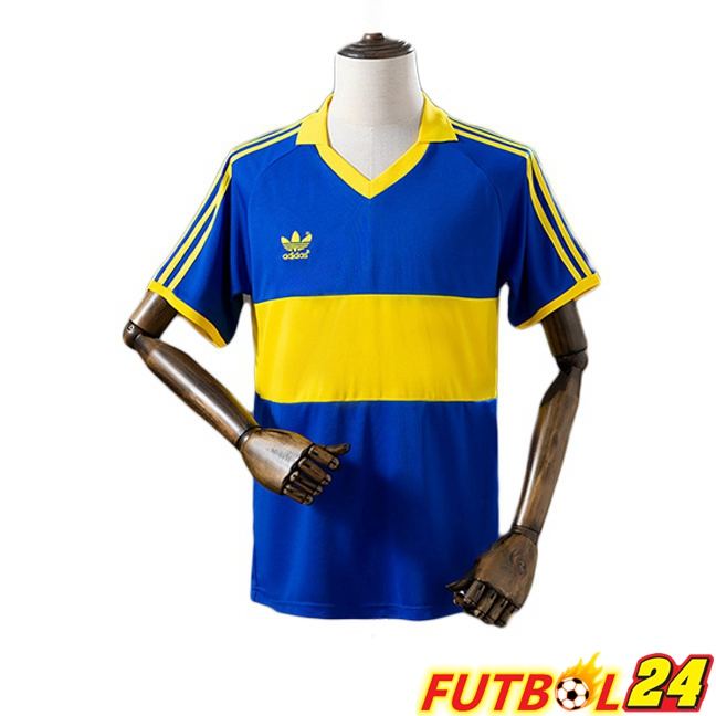 Camisetas De Futbol Boca Juniors Retro Primera Azul Real 1985-1986