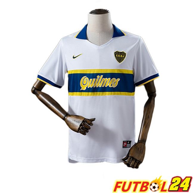Camisetas De Futbol Boca Juniors Retro Segunda Blanco 1997-1998