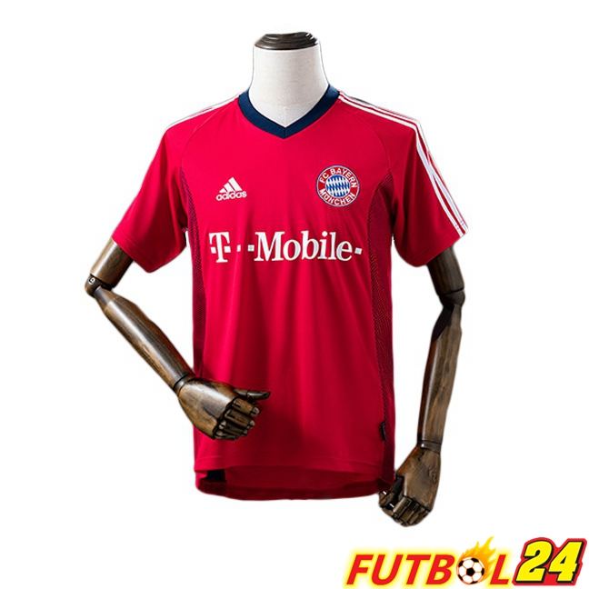 Camisetas De Futbol Bayern Munich Retro Tercera Rojo 2002-2003