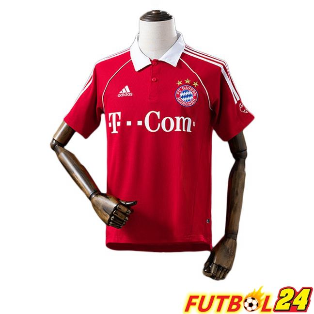 Camisetas De Futbol Bayern Munich Retro Primera Rojo 2006-2007