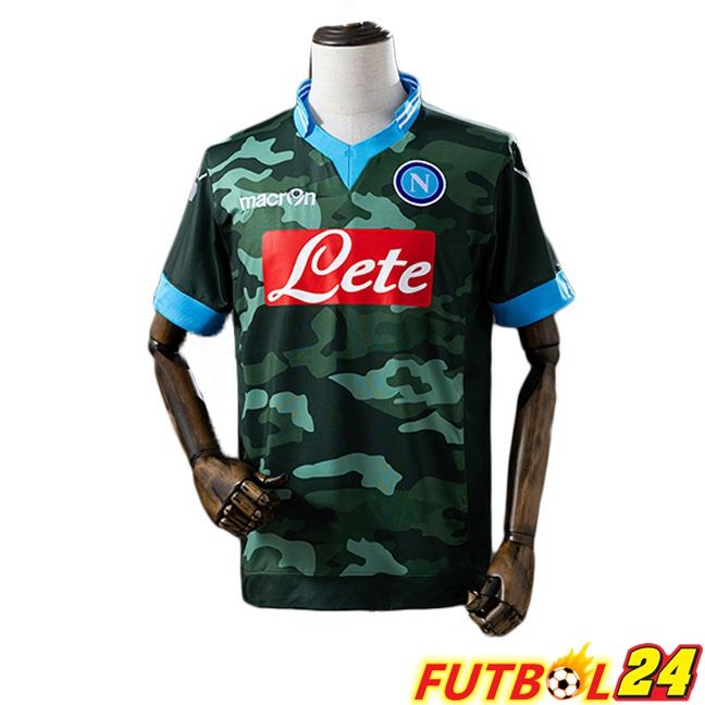 Camisetas De Futbol SSC Napoli Retro Segunda Verde 2013-2014
