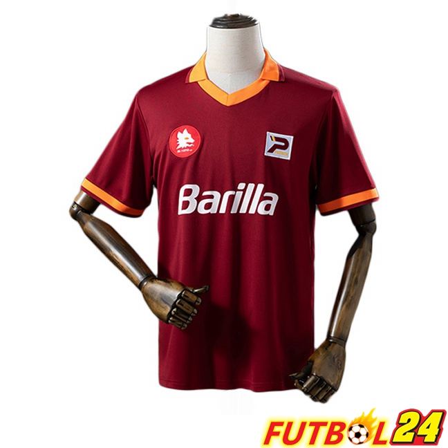 Camisetas De Futbol AS Roma Retro Primera Rojo 1982-1983