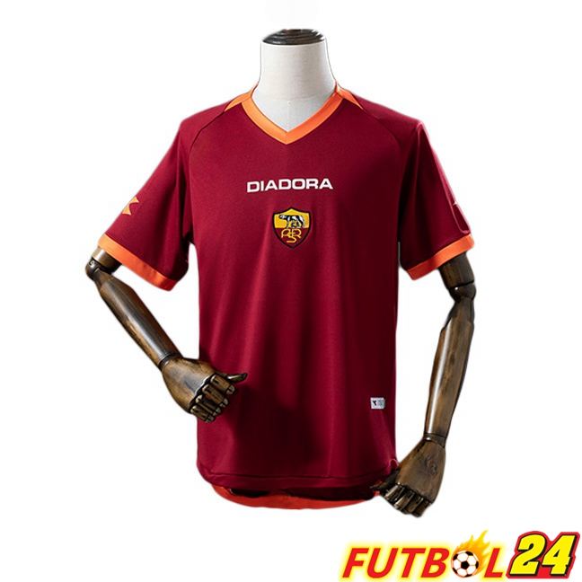 Camisetas De Futbol AS Roma Retro Primera Rojo 2006-2007