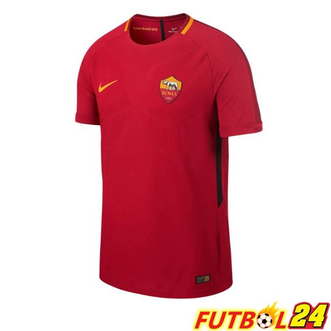 Camisetas De Futbol AS Roma Retro Primera Rojo 2017-2018