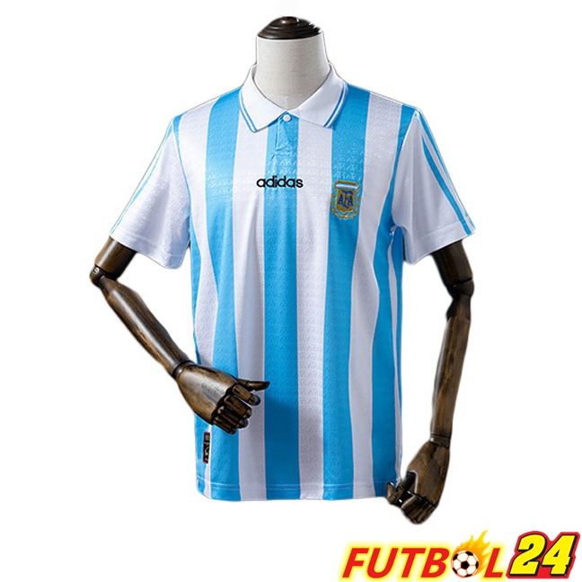 Camisetas De Futbol Argentina Retro Primera Azul Blanco 1994