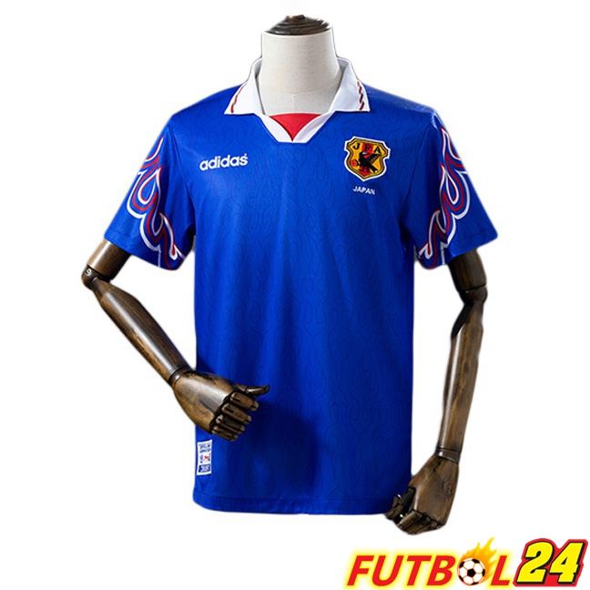 Camisetas De Futbol Japon Retro Primera Azul 1996