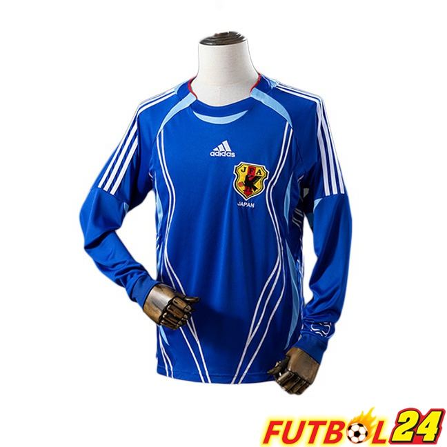 Camisetas De Futbol Japon Retro Primera Manga Larga Azul 2006