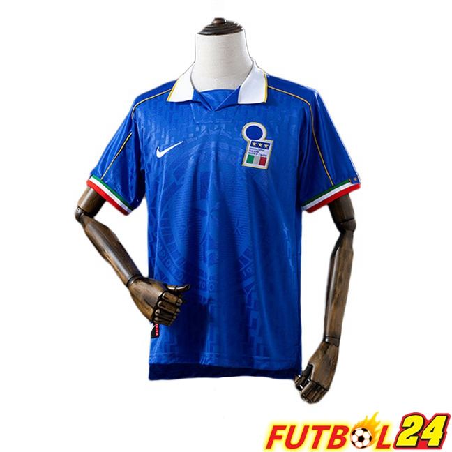 Camisetas De Futbol Italia Retro Primera Azul 1995