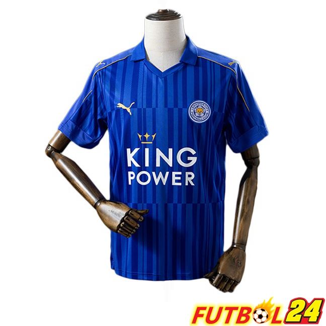 Camisetas De Futbol Leicester City Retro Primera Azul 2016-2017