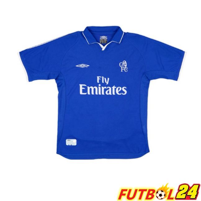Camisetas De Futbol FC Chelsea Retro Primera Azul 2001-2003
