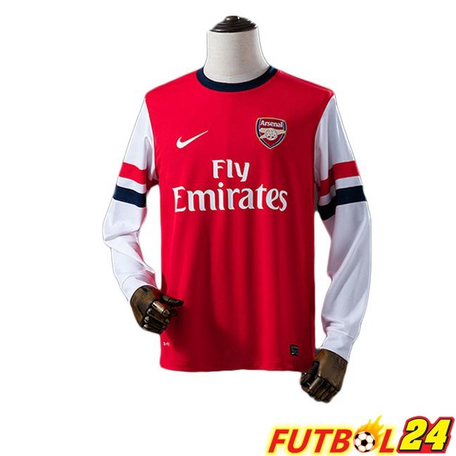 Camisetas De Futbol Arsenal Retro Primera Manga Larga Rojo 2012-2013