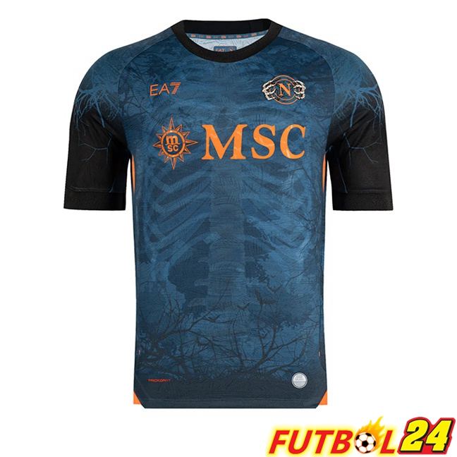 Camisetas De Futbol SSC Napoli Halloween Azul 2025/2026