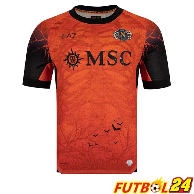 Camisetas De Futbol SSC Napoli Halloween Naranja 2025/2026