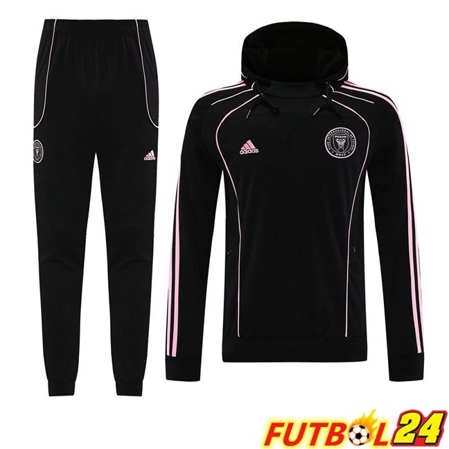 Chandal Futbol - Sudadera Con Capucha Inter Miami CF Negro 2025/2026